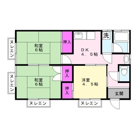 五井臨海貸家の物件間取画像